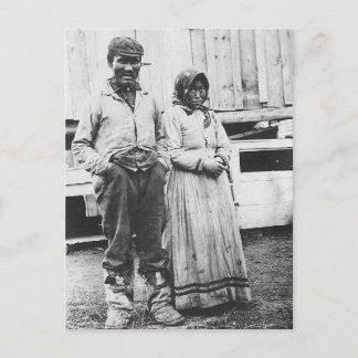 Carte Postale couple eskimo