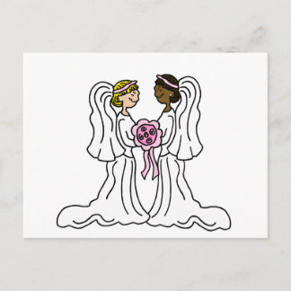 Carte Postale Couple interracial lesbien