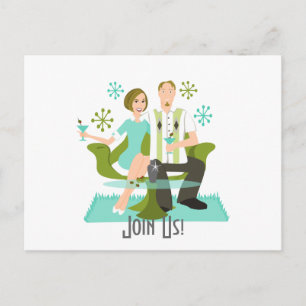 Carte Postale Couple Snazzy