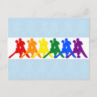 Couples de danseurs de tango couleurs arc-en-ciel