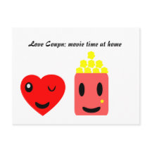 Coupon d'amour : heure du film à la maison
