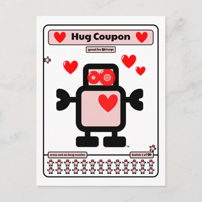 Carte Postale Coupon serré (Devant)