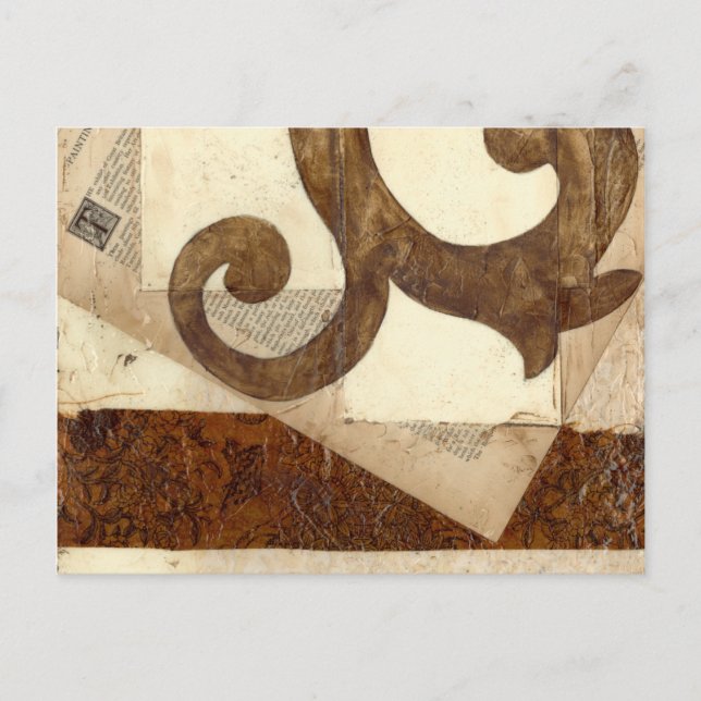 Carte Postale Coupure de journal vintage (Devant)