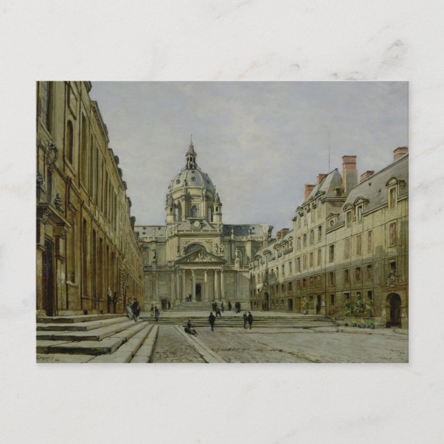 Carte Postale Cour de la Vieille Sorbonne, 1886 (Devant)