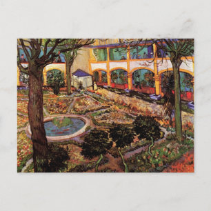 Carte Postale Cour de l'hôpital à Arles par Vincent van Gogh