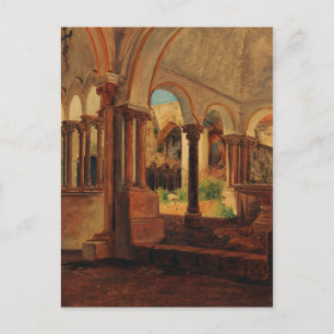 Carte Postale Cour du monastère déserté