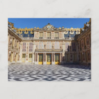 Cour en marbre du château de Versailles, France