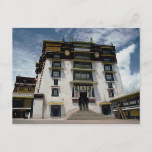 Carte Postale Cour intérieure de Potala, Tibet, Chine