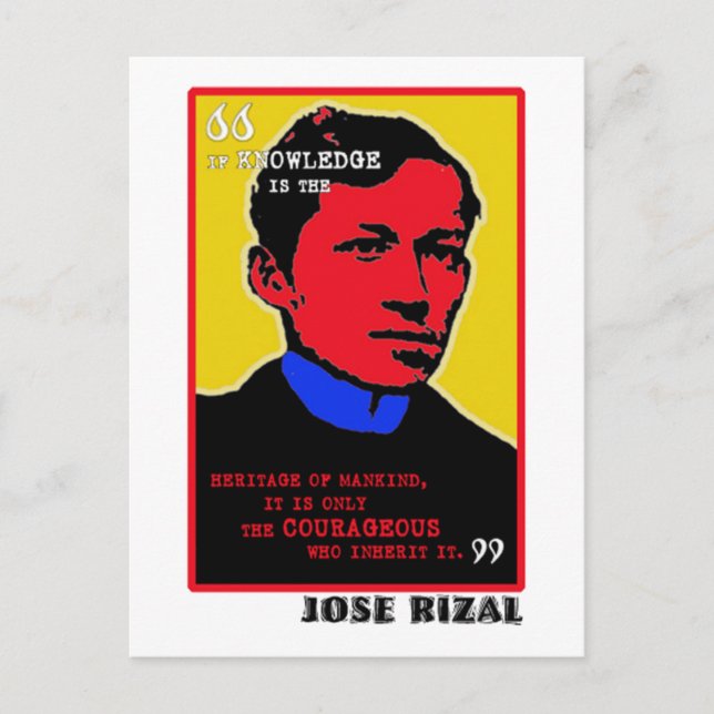 Carte Postale Courageux Rizal (Devant)