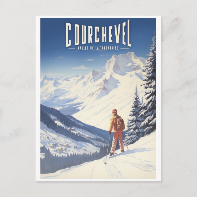 Carte Postale Courchevel - Vallée de la tarentaise (Devant)