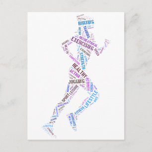 Carte Postale Coureur