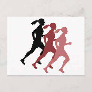 Carte Postale Coureurs féminines