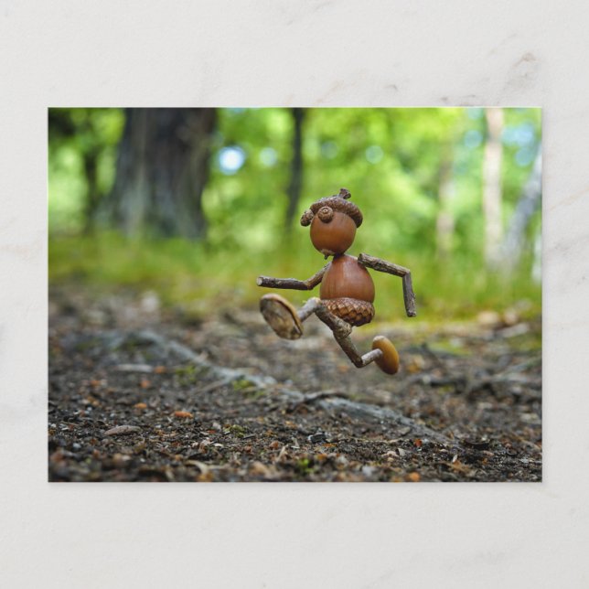 Carte Postale Courir Acorn Elf - sport (Devant)
