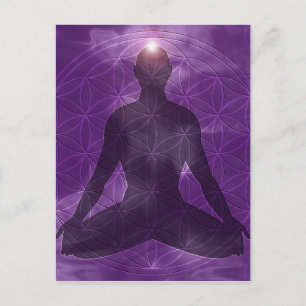 Carte Postale Couronne Chakra Sahasrara