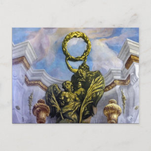 Carte Postale couronne de fresque