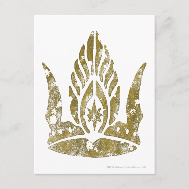 Carte Postale Couronne de Gondor (Devant)