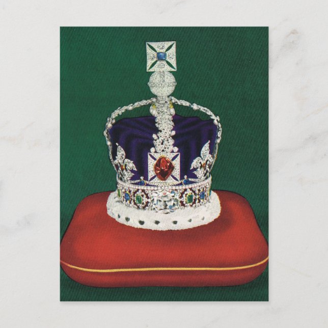 Carte Postale Couronne impériale de l'État d'Angleterre, (Devant)