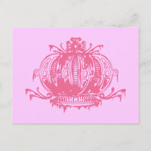 Carte Postale Couronne rose gothique pourrie