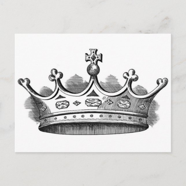Carte Postale Couronne royale (Devant)