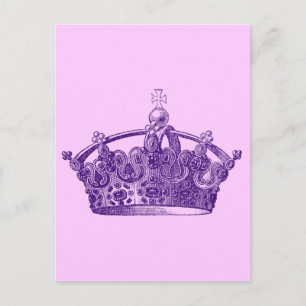 Carte Postale Couronne royale pourpre