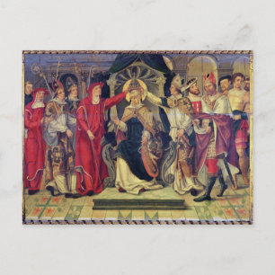Carte Postale Couronnement du Pape Celestine V en août 1294