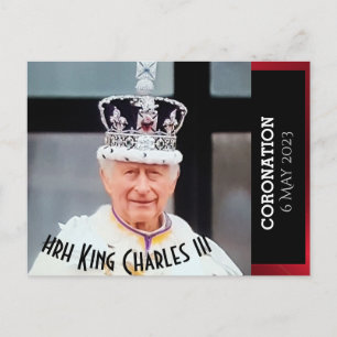 Carte Postale couronnement du SAI le roi Charles III commémorati