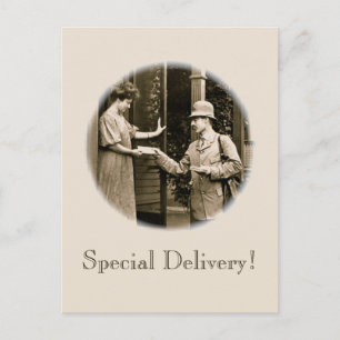 Carte Postale Courrier 1908