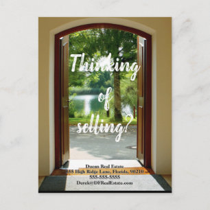 Carte Postale Courrier de référence immobilier - Vendre plus ave