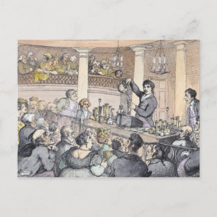 Carte Postale Cours de chimie, c.1809