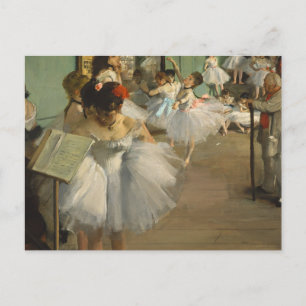 Carte Postale Cours de danse de Degas Danseuses de ballet Danseu