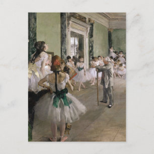 Carte Postale Cours de danse Edgar Degas