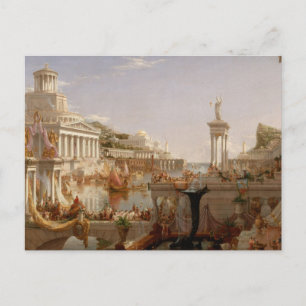Carte Postale Cours d'Empire : La Consommation, Thomas Cole Po