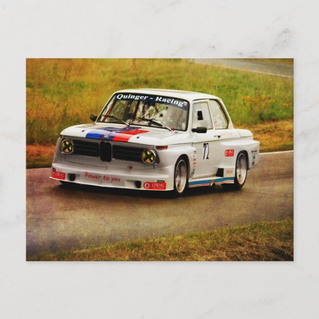 Carte Postale Course BMW (Devant)