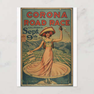 Carte Postale Course routière de Corona - 1913