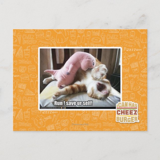 Carte Postale Course ! Sauvez l'individu d'ur ! (Devant)