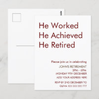 Coutume de retraite Il a travaillé Il a réussi Il 