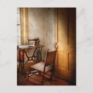 Carte Postale Couture - Elle adorait cette machine