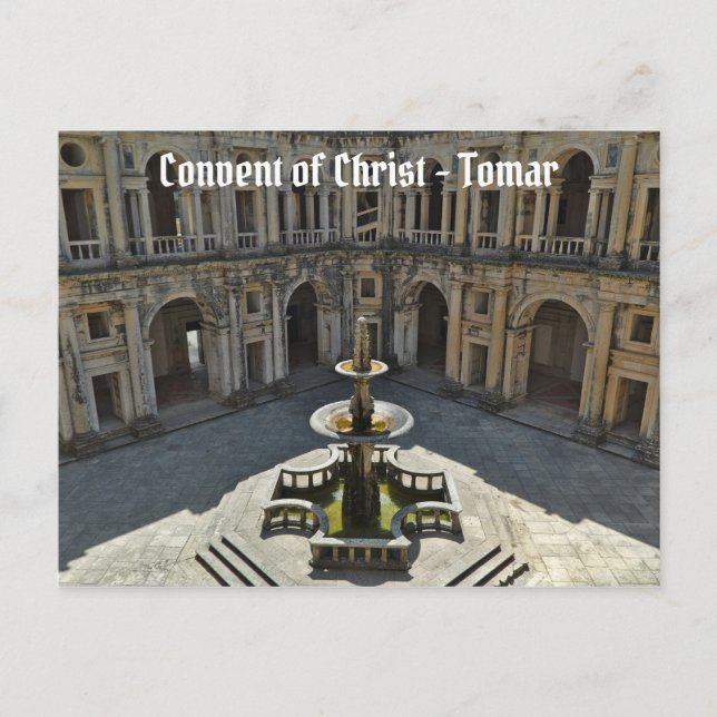 Carte Postale Couvent du Christ à Tomar. Portugal (Devant)