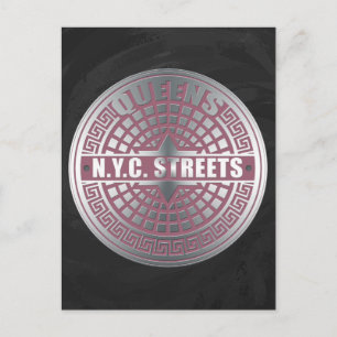 Carte Postale Couvercles de regards Queens