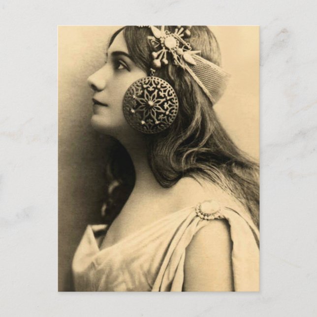 Carte Postale Couvercles Oreilles à la mode (Devant)