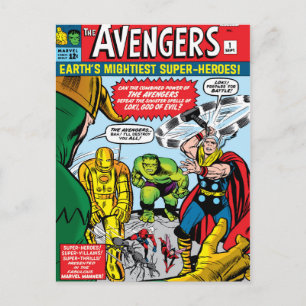 Carte Postale Couverture comique des Avengers #1