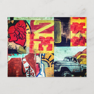 Carte Postale Couverture de graffiti de Richmond