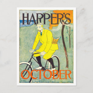 Carte Postale Couverture de Harper's pour octobre 1894