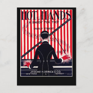Carte Postale Couverture de la musique de cercle Hot Hands