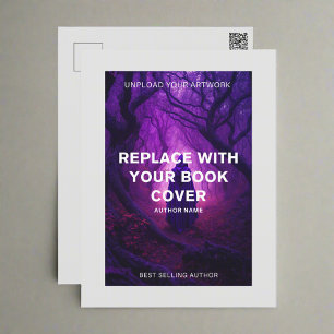 Carte Postale Couverture de livre oeuvre auteur auteur publicité