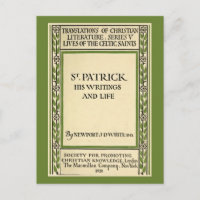 couverture de livre vintage mémoires de St. Patric