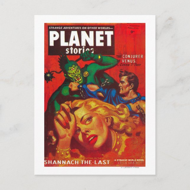 Carte Postale Couverture du magazine Planet Stories 7 (Devant)