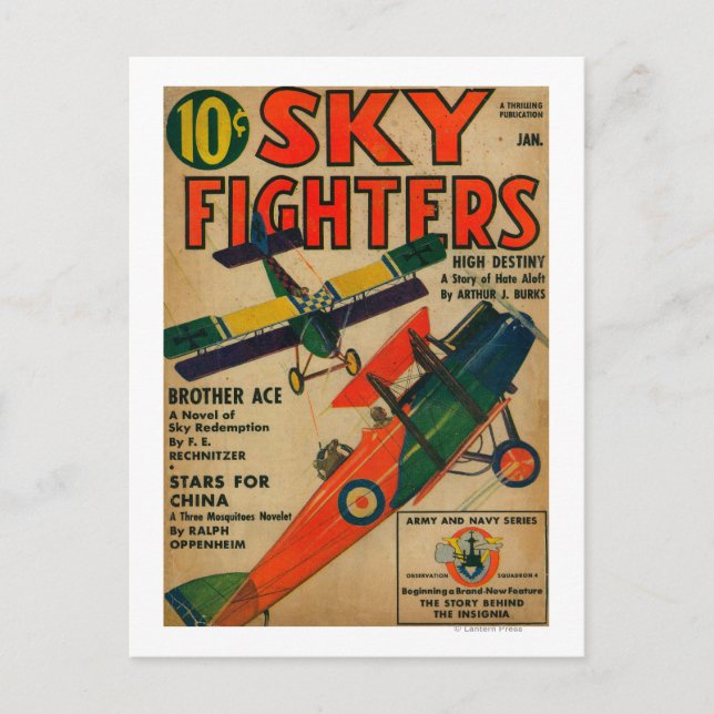 Carte Postale Couverture du magazine Sky Fighters (Devant)