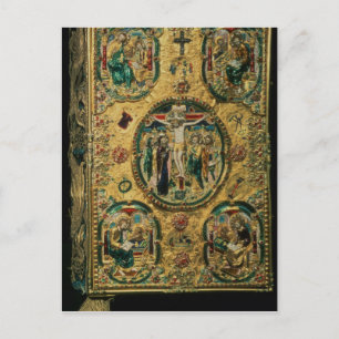 Carte Postale Couverture évangélique, or avec repousse