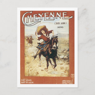 Carte Postale Couverture Vintage Chongbook Cheyenne